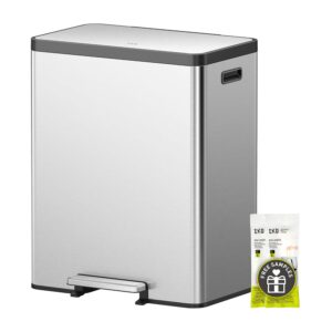 61yAolJeLLL._SL1500_ EKO EcoCasa II 36L+24L Dual Trash Can with Recycle Bin