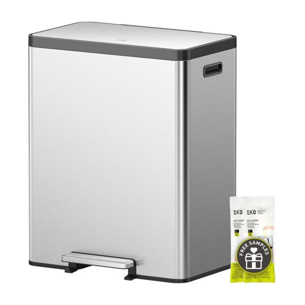 61yAolJeLLL._SL1500_ EKO EcoCasa II 36L+24L Dual Trash Can with Recycle Bin