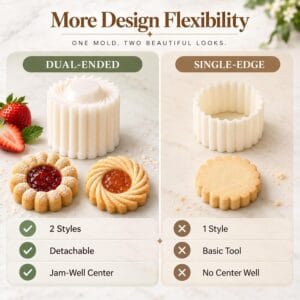 10 Pcs Creative Double-Ended Pastry Mold