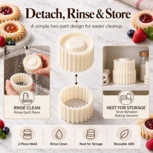 10 Pcs Creative Double-Ended Pastry Mold
