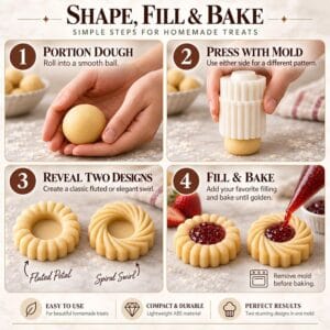 10 Pcs Creative Double-Ended Pastry Mold